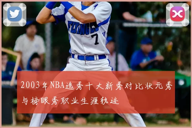 2003年NBA选秀十大新秀对比状元秀与榜眼秀职业生涯轨迹